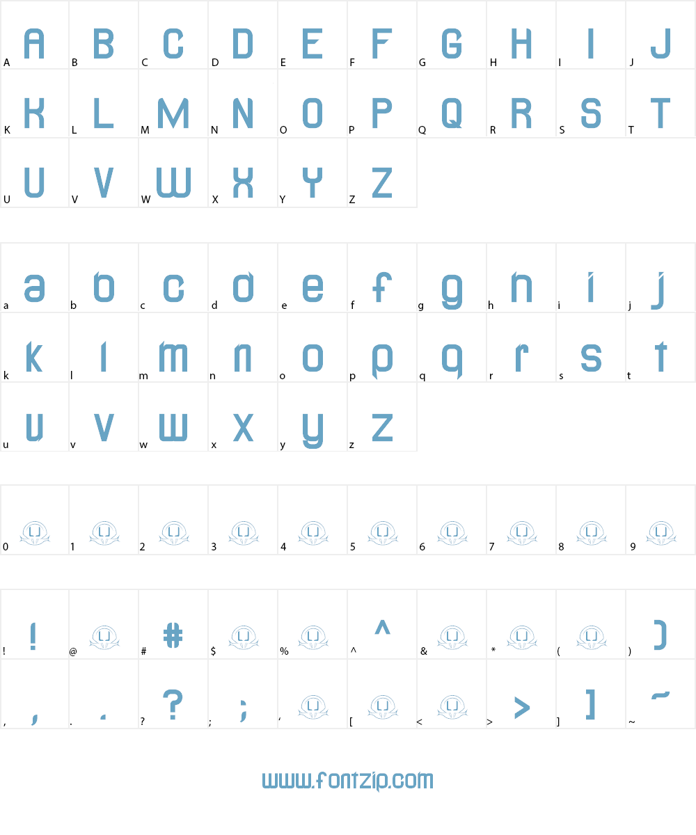 LJ Design Studios Lidea Font Character